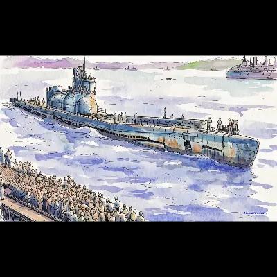 Japan I401 Undersea Aircraft Launcher