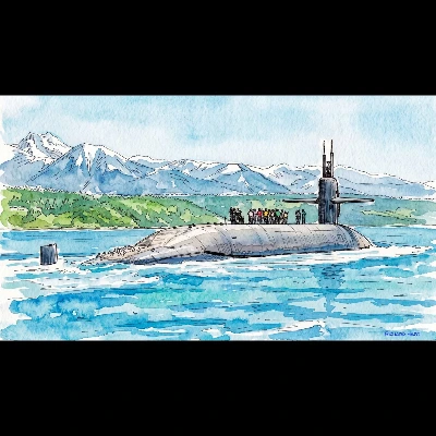 USS Ohio at Bangor