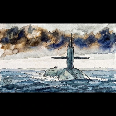 USS Ohio under way