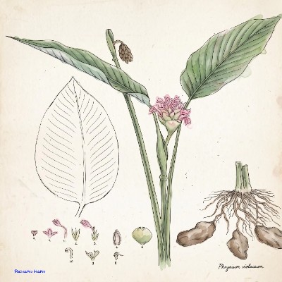 Phrynium Violaceum