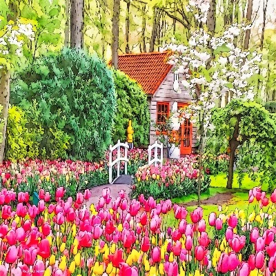 Fasci Gardens Easter Tulips Maui