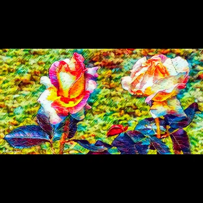 Two Pink Roses CP