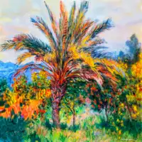 A palm tree at Bodighera (2024) **