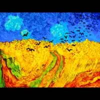 Wheatfield With Crows ***
