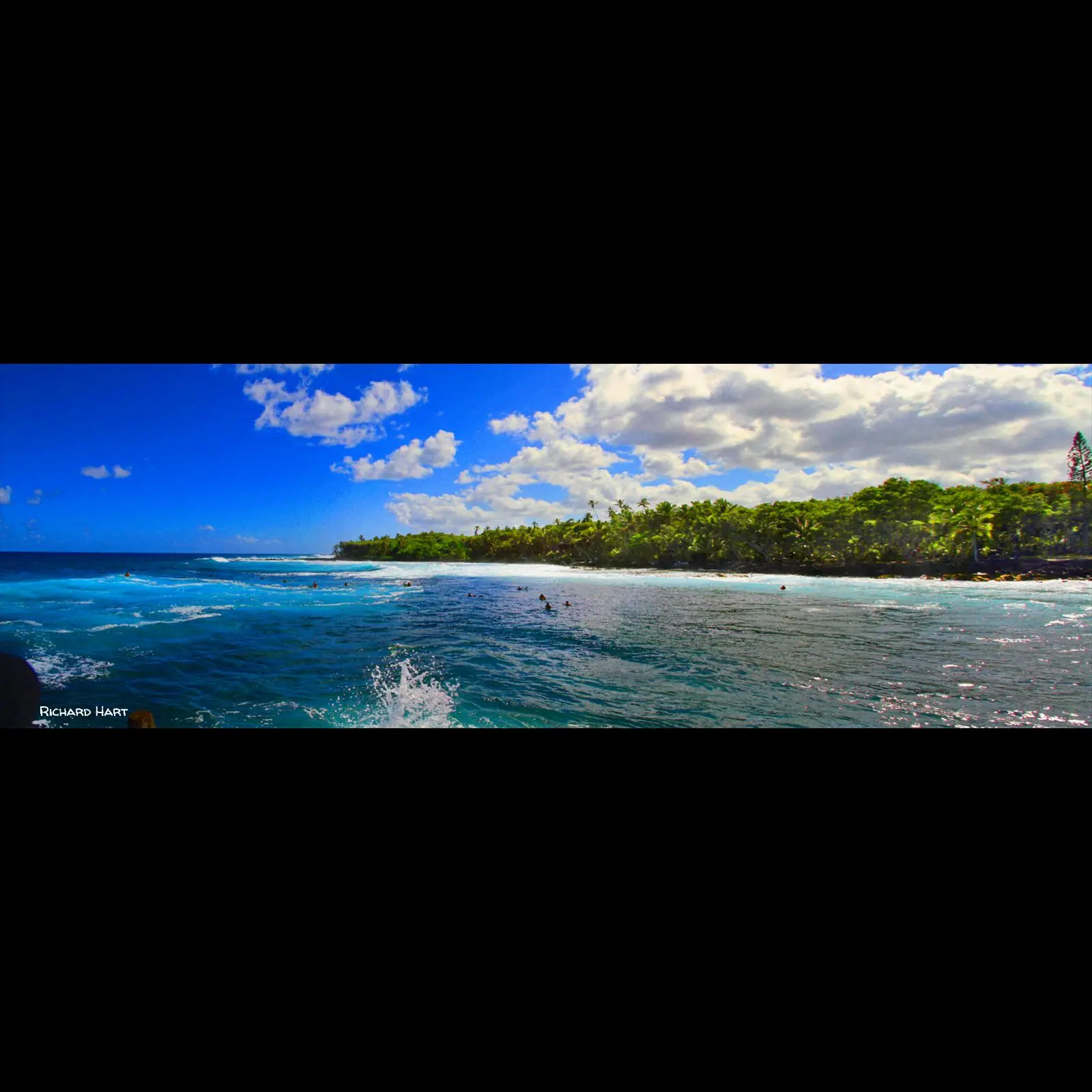 Issac Hale Beach Park Panorama 2012